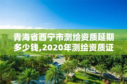 青海省西宁市测绘资质延期多少钱,2020年测绘资质证书延期