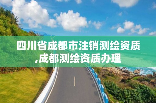 四川省成都市注销测绘资质,成都测绘资质办理