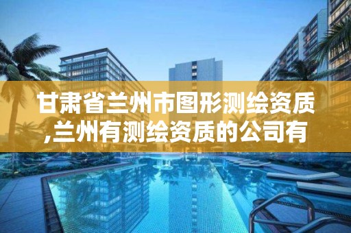 甘肃省兰州市图形测绘资质,兰州有测绘资质的公司有