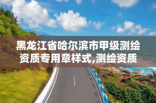 黑龙江省哈尔滨市甲级测绘资质专用章样式,测绘资质专用章样式图。