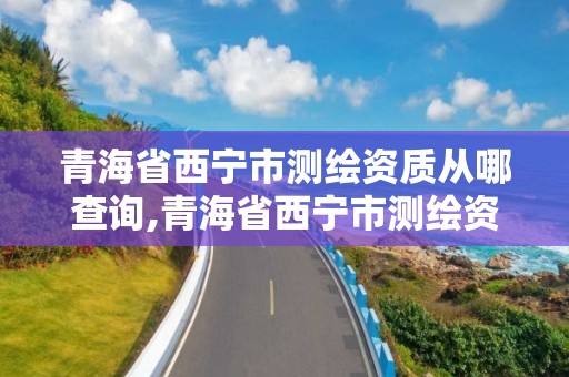 青海省西宁市测绘资质从哪查询,青海省西宁市测绘资质从哪查询到