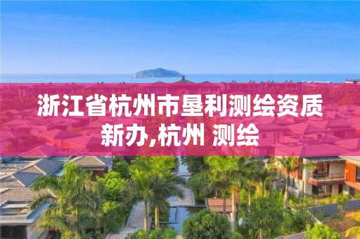 浙江省杭州市垦利测绘资质新办,杭州 测绘