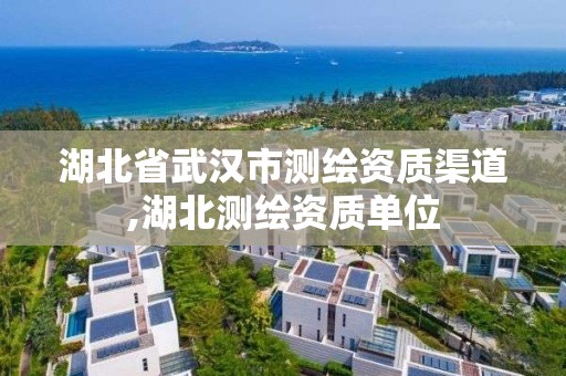 湖北省武汉市测绘资质渠道,湖北测绘资质单位