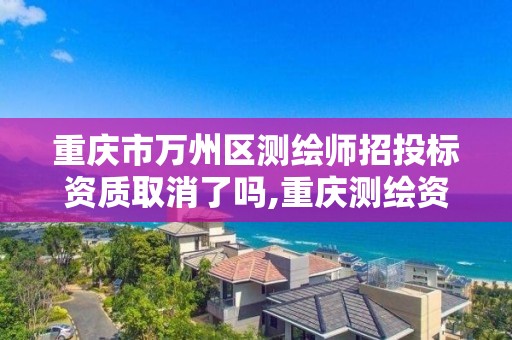 重庆市万州区测绘师招投标资质取消了吗,重庆测绘资质乙级申报条件。