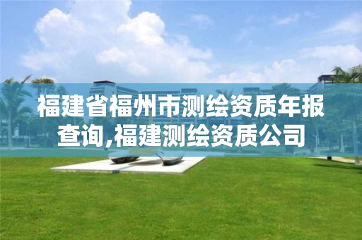 福建省福州市测绘资质年报查询,福建测绘资质公司