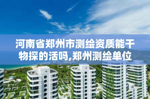 河南省郑州市测绘资质能干物探的活吗,郑州测绘单位