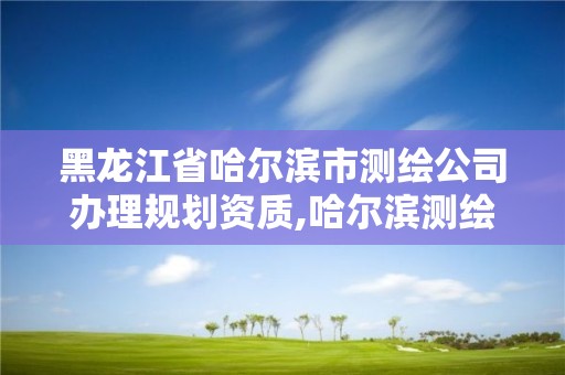 黑龙江省哈尔滨市测绘公司办理规划资质,哈尔滨测绘内业招聘信息