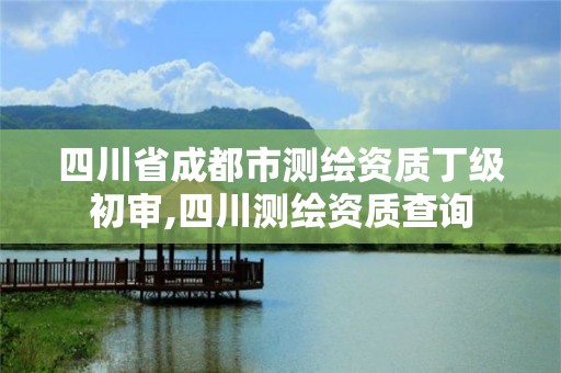 四川省成都市测绘资质丁级初审,四川测绘资质查询