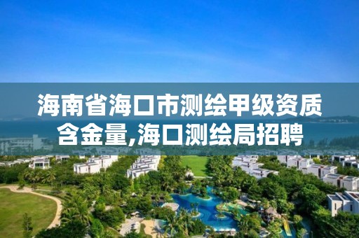 海南省海口市测绘甲级资质含金量,海口测绘局招聘