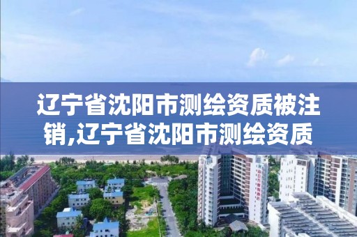 辽宁省沈阳市测绘资质被注销,辽宁省沈阳市测绘资质被注销的企业