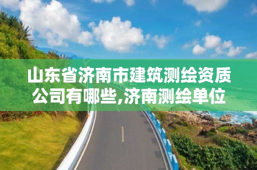 山东省济南市建筑测绘资质公司有哪些,济南测绘单位