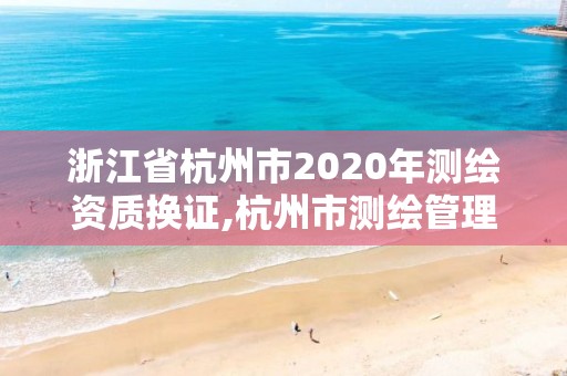 浙江省杭州市2020年测绘资质换证,杭州市测绘管理服务平台