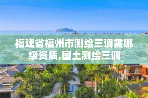 福建省福州市测绘三调需哪级资质,国土测绘三调