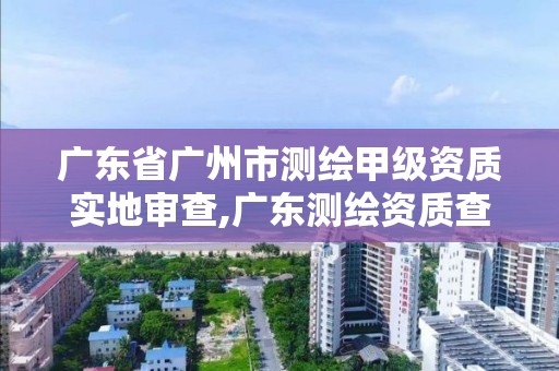 广东省广州市测绘甲级资质实地审查,广东测绘资质查询