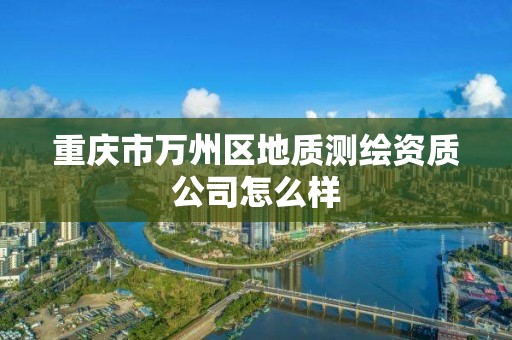 重庆市万州区地质测绘资质公司怎么样