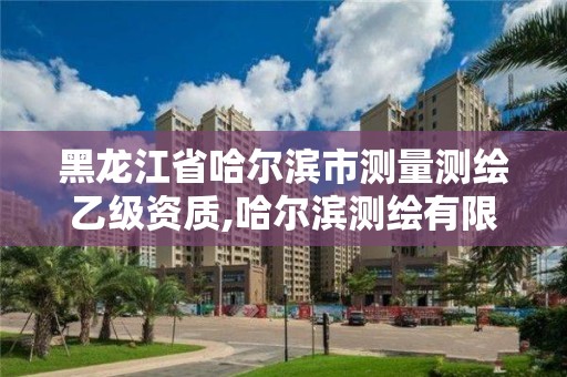 黑龙江省哈尔滨市测量测绘乙级资质,哈尔滨测绘有限公司