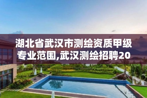 湖北省武汉市测绘资质甲级专业范围,武汉测绘招聘2020