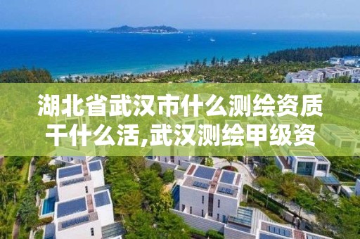 湖北省武汉市什么测绘资质干什么活,武汉测绘甲级资质公司。