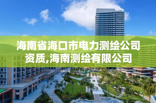 海南省海口市电力测绘公司资质,海南测绘有限公司