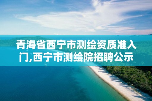 青海省西宁市测绘资质准入门,西宁市测绘院招聘公示