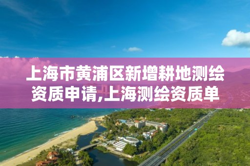 上海市黄浦区新增耕地测绘资质申请,上海测绘资质单位