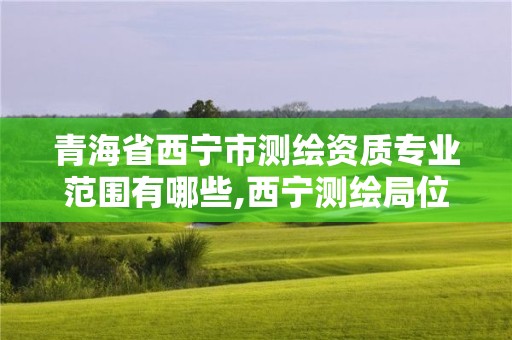 青海省西宁市测绘资质专业范围有哪些,西宁测绘局位置