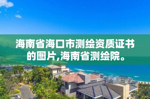 海南省海口市测绘资质证书的图片,海南省测绘院。