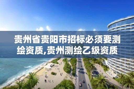 贵州省贵阳市招标必须要测绘资质,贵州测绘乙级资质单位