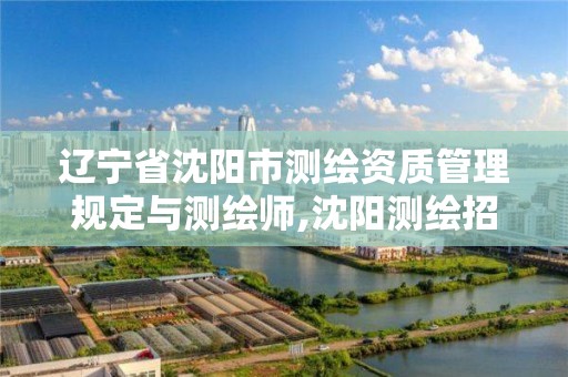 辽宁省沈阳市测绘资质管理规定与测绘师,沈阳测绘招聘信息