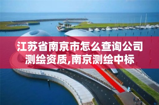 江苏省南京市怎么查询公司测绘资质,南京测绘中标