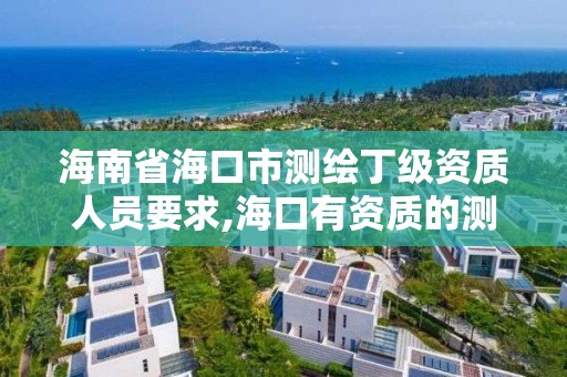 海南省海口市测绘丁级资质人员要求,海口有资质的测绘公司