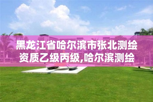 黑龙江省哈尔滨市张北测绘资质乙级丙级,哈尔滨测绘招聘