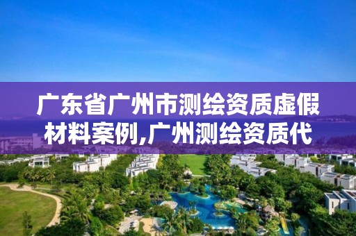 广东省广州市测绘资质虚假材料案例,广州测绘资质代办