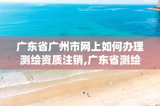 广东省广州市网上如何办理测绘资质注销,广东省测绘资质管理系统