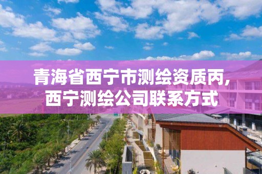 青海省西宁市测绘资质丙,西宁测绘公司联系方式