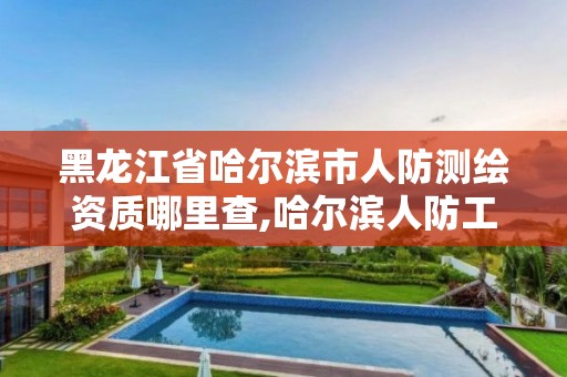 黑龙江省哈尔滨市人防测绘资质哪里查,哈尔滨人防工程