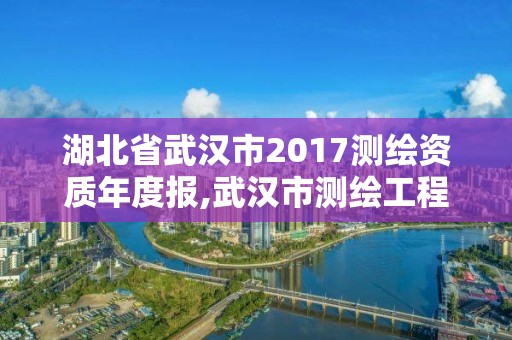 湖北省武汉市2017测绘资质年度报,武汉市测绘工程技术规定