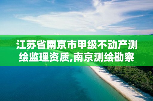 江苏省南京市甲级不动产测绘监理资质,南京测绘勘察。