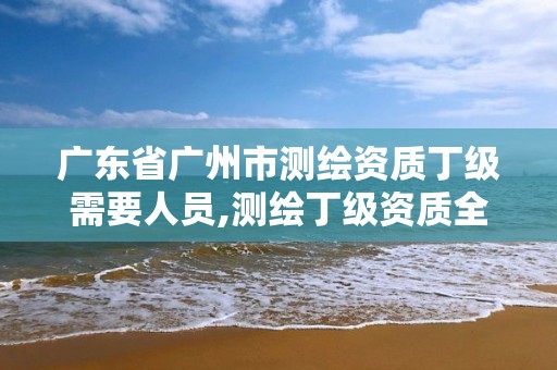 广东省广州市测绘资质丁级需要人员,测绘丁级资质全套申请文件。