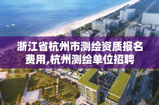 浙江省杭州市测绘资质报名费用,杭州测绘单位招聘