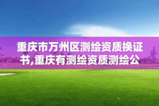 重庆市万州区测绘资质换证书,重庆有测绘资质测绘公司大全