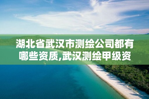 湖北省武汉市测绘公司都有哪些资质,武汉测绘甲级资质公司