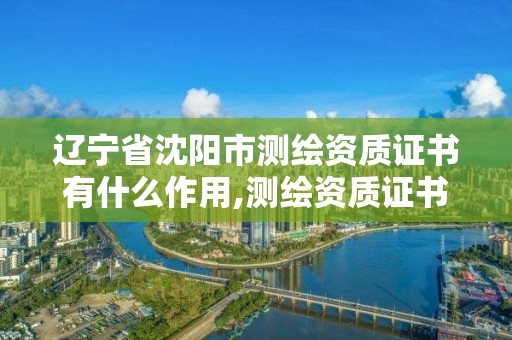 辽宁省沈阳市测绘资质证书有什么作用,测绘资质证书查询官方网站。