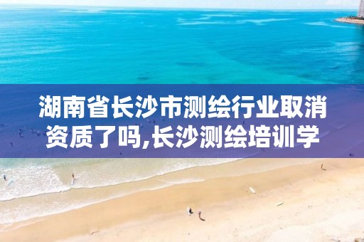 湖南省长沙市测绘行业取消资质了吗,长沙测绘培训学校