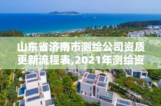 山东省济南市测绘公司资质更新流程表,2021年测绘资质延期山东。