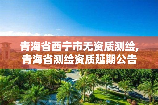 青海省西宁市无资质测绘,青海省测绘资质延期公告