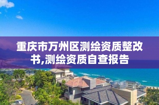 重庆市万州区测绘资质整改书,测绘资质自查报告