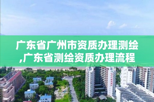 广东省广州市资质办理测绘,广东省测绘资质办理流程