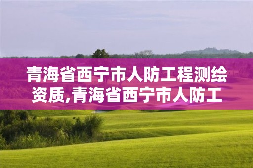 青海省西宁市人防工程测绘资质,青海省西宁市人防工程测绘资质取消了吗