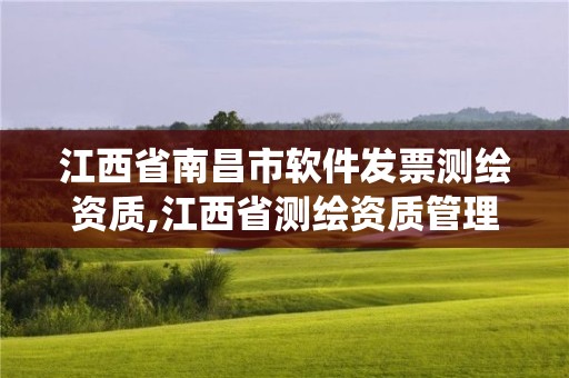 江西省南昌市软件发票测绘资质,江西省测绘资质管理系统